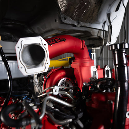 Wehrli 11-16 Chevrolet 6.6L LML Duramax High Flow Y-Bridge Kit - Cat Yellow