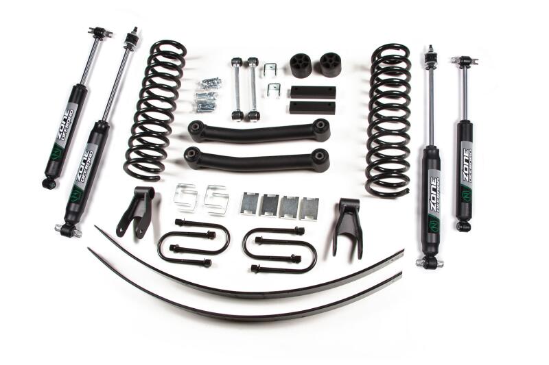 Zone Offroad 84-01 Jeep XJ 4.5in Kit w/Dana35 Axle