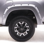 EGR 16+ Toyota Tacoma w/Mudflap Bolt-On Look Color Match Fender Flares - Set - Silver Sky