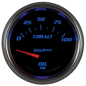 Autometer Cobalt 66.7mm 0-100 PSI Oil Pressure Gauge