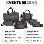 Go Rhino XVenture Gear Bag - Large (13x14x22in. Closed) 12oz Waxed Canvas - Black