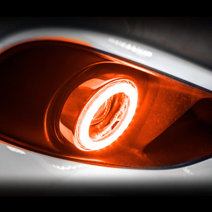 Oracle 07-14 Chevrolet Suburban Surface Mount LED Fog Light Halo Kit - Amber