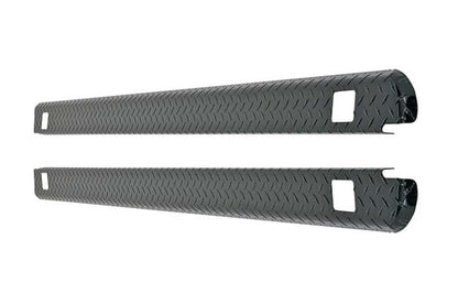 Dee Zee 02-09 Dodge Ram Bed Cap Wrap W/Stake Pockets Black-Tread Aluminum 8Ft Bed
