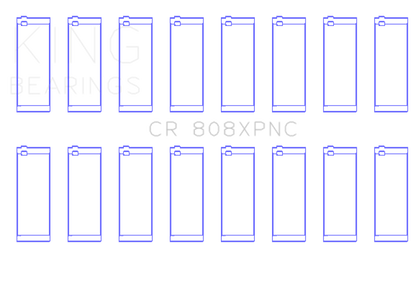 King Engine Bearings GM 369-502 Gen IV / V / VI Big Block Chevy Rod Bearing Set