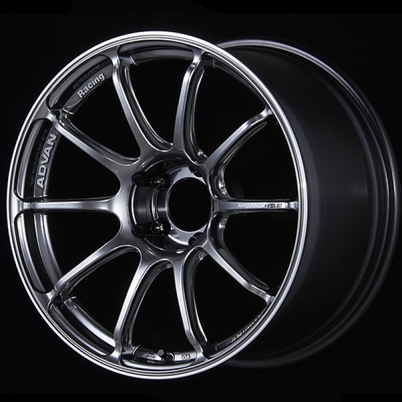 Advan RSIII 18x8.0 / +37 Offset / 5x100 / 63mm Bore / Racing Hyper Black and Ring