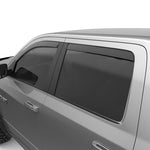 EGR 09-13 Dodge Ram 1500/2500/3500 Crew Cab In-Channel Window Visors - Set of 4 - Matte (572755)