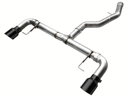 AWE Tuning 19-23 BMW 330i / 21-23 BMW 430i Base G2X Track Edition Axle-Back Exhaust - Diamond Black