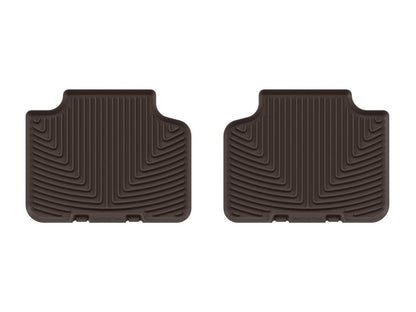 WeatherTech 16-26 BMW X1 28i / 18-26 BMW X2 28i Rear All-Weather Floor Mats - Cocoa
