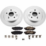 Power Stop 2019 Lexus ES350 Rear Z17 Evolution Geomet Coated Brake Kit