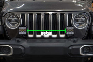 Diode Dynamics 18-21 Jeep JL Wrangler SS5 Bumper LED Pod Light Kit - Yellow Pro Driving