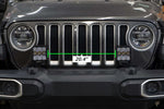 Diode Dynamics 18-21 Jeep JL Wrangler SS5 Bumper LED Pod Light Kit - Sport Yellow Driving