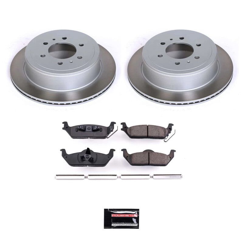 Power Stop 06-08 Lincoln Mark LT Rear Semi-Coated Rotor Kit