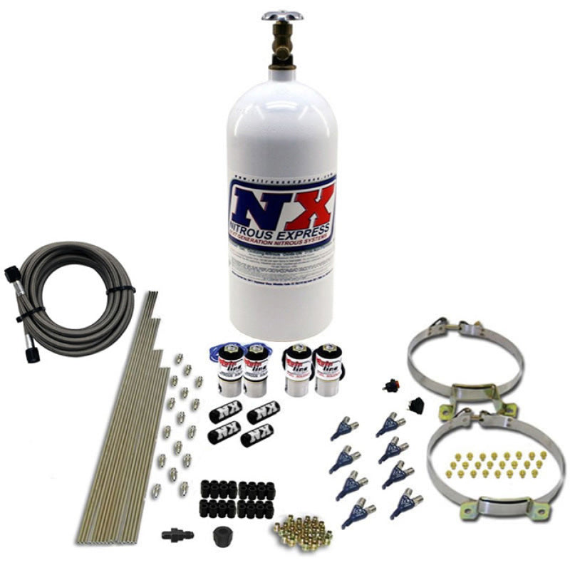 Nitrous Express Mainline Direct Port EFI Press Nitrous Kit w/10lb Bottle