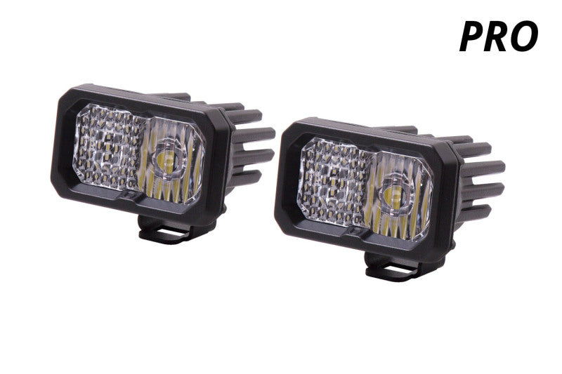 Diode Dynamics Stage Series 2 In LED Pod Pro - White Spot Standard RBL (Pair)