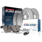 Power Stop 03-06 Mercedes-Benz CLK500 Front Euro-Stop Brake Kit