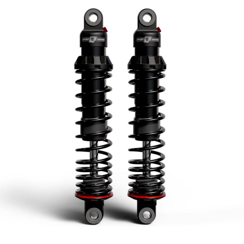 Progressive 06-17 Harley Dyna 494 Series Shocks 12.5in Bearing - Black