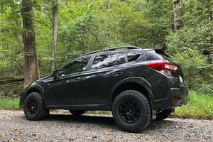 Rally Armor 18-23 Subaru Crosstrek Red UR Mud Flap w/Black Logo