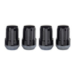 McGard SplineDrive Lug Nut (Cone Seat) M12X1.25 / 1.24in. Length (4-Pack) - Black (Req. Tool)