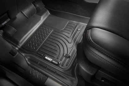 Husky Liners 19-22 Lexus UX200/2025 UX300H Weatherbeater Front & 2nd Seat Floorliner (3pc Set) - Blk