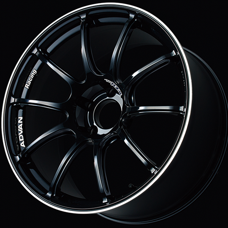 Advan RZII 16x7.0 / +41 Offset / 4x100 / 63mm Bore / Racing Gloss Black and Ring