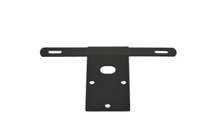 Kentrol 76-86 Jeep CJ License Plate Bracket - Powdercoat Black