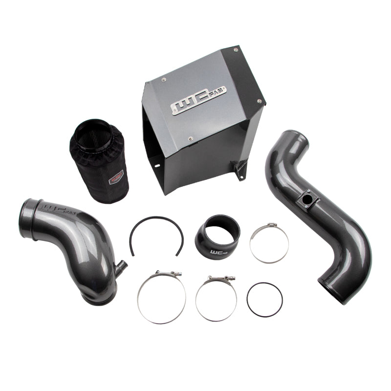 Wehrli 2004.5-2005 LLY Duramax 4in Intake Kit with Air Box Stage 2 - Candy Teal