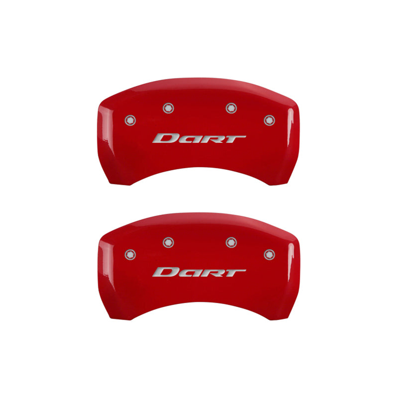 MGP 4 Caliper Covers Engraved Front & Rear With out stripes/Dart Yellow finish black ch
