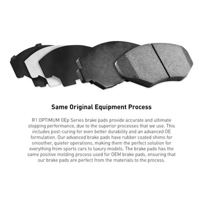R1 91-95 Porsche 968 Rear/Front Optimum OE Brake Pads
