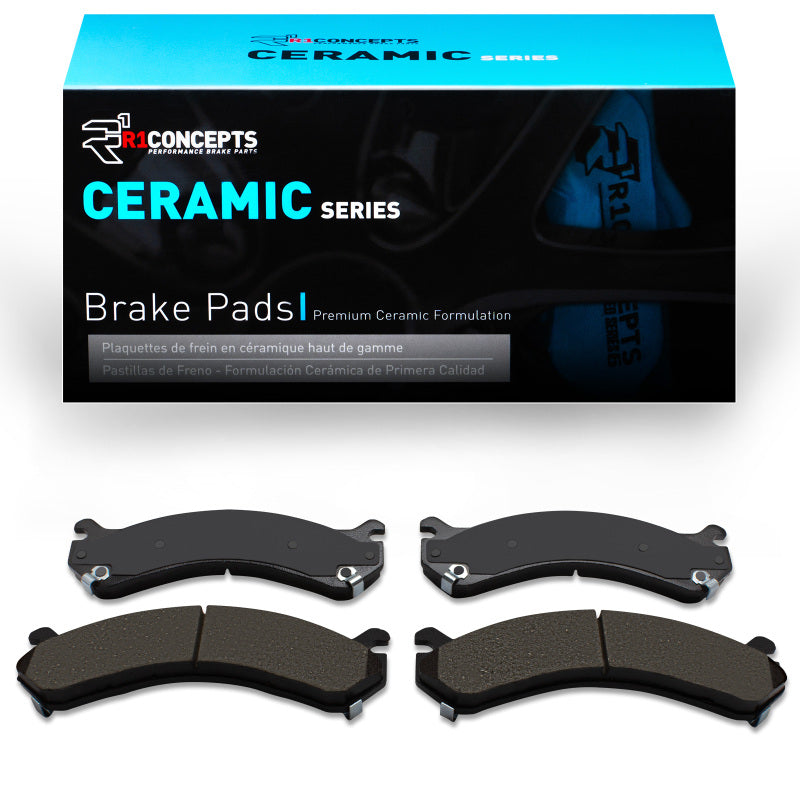 R1 01-10 GMC Sierra 3500 2WD Rear Ceramic Brake Pads