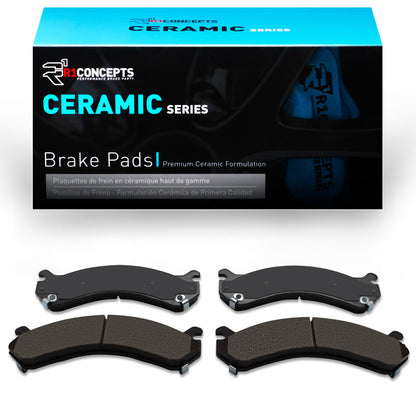 R1 01-10 GMC Sierra 3500 2WD Rear Ceramic Brake Pads