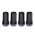 McGard SplineDrive Lug Nut (Cone Seat) 1/2-20 / 1.60in. Length (4-Pack) - Black (Req. Tool)