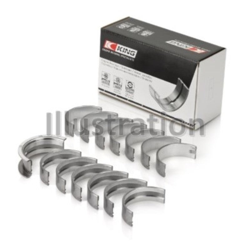 King Engine Bearings 89-15 Dodge Cummins Diesel 5.9L 6.7L Inline 6 (Size 0.5mm) Main Bearing Set