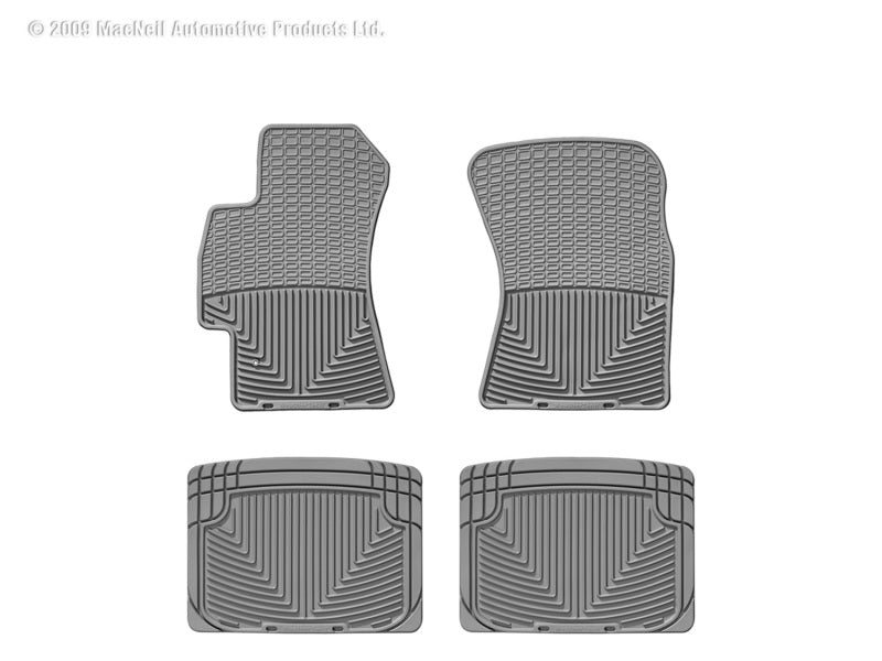 WT Rubber Mats - Rear - Grey