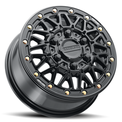 Raceline A15 Omega 15x8in / 4x156 BP / 0mm Offset / 132.5mm Bore - Gloss Black
