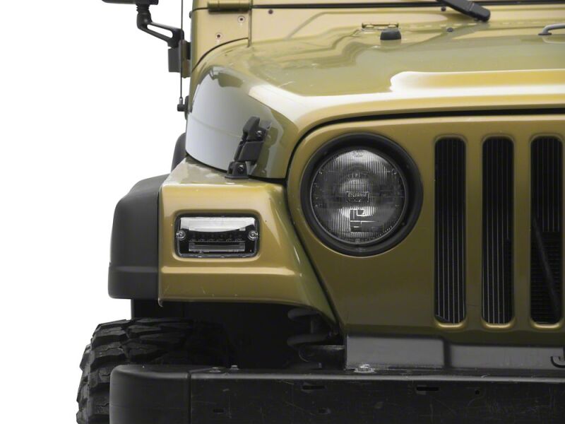 Raxiom 97-06 Jeep Wrangler TJ Axial Series LED Sequential Cornering Lights- Clear