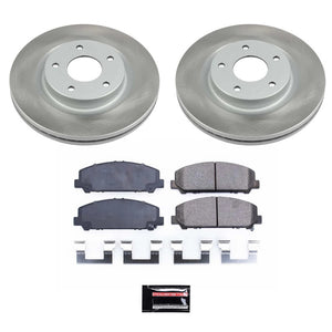 Power Stop 08-10 Nissan TITAN Front Semi-Coated Rotor Kit