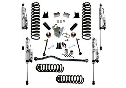 Superlift 07-18 Jeep Wrangler JK Unlimited 4in Lift Kit w/ Fox 2.0 RESI Shocks
