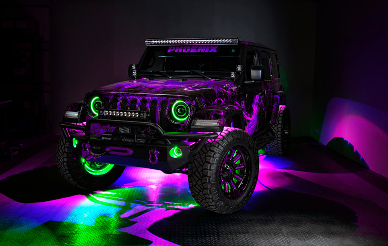 Oracle Oculus Bi-LED Projector Headlights for Jeep JL/Gladiator JT - w/ BC1 Controller