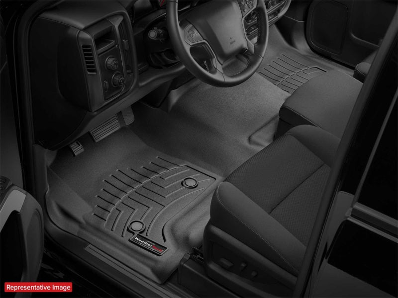 WeatherTech 2025 Dodge Ram Truck Regular Cab w/Vinyl Floors Front FloorLiner - Black