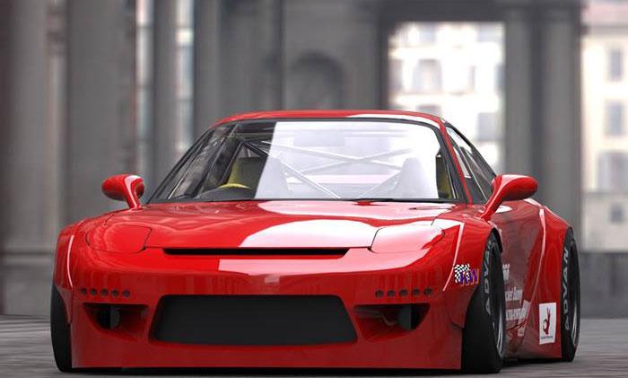 GReddy 93-95 Mazda RX-7 Rocket Bunny Full FD3S Wide-Body Aero Kit Ver. 2