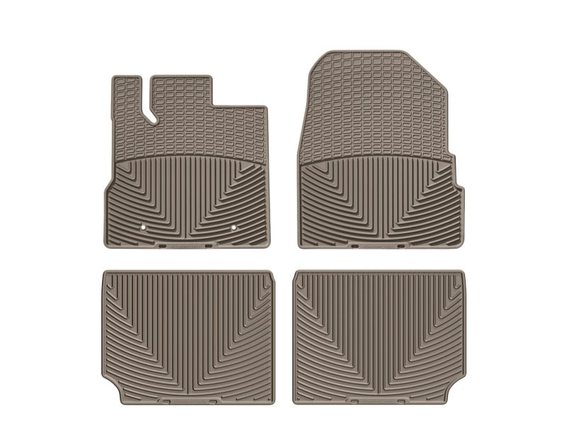 WT Rubber Mats - Front - Tan