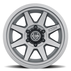 ICON Rebound SLX 17x8.5 6 x 135 6mm Offset 5.75in BS 87.1mm Bore Charcoal Wheel