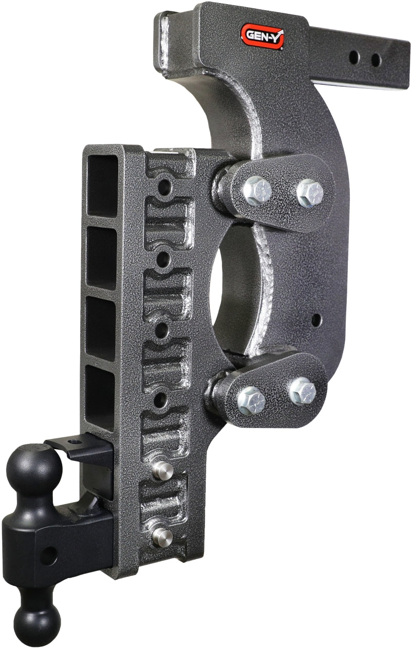 Gen-Y The Boss Torsion-Flex 2.5in Receiver 21in Drop Hitch w/Dual-Ball/Pintle Lock/Stab Kit