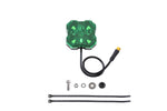 Diode Dynamics Stage Series Single Color LED Rock Light - Green M8 (one)