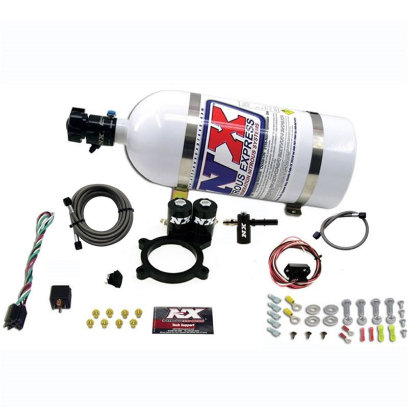 Nitrous Express 2014+ GM 5.3L Truck Nitrous Plate Kit (50-250HP) w/10lb Bottle