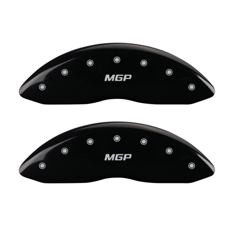 MGP 4 Caliper Covers Engraved Front & Rear HHR Black finish silver ch