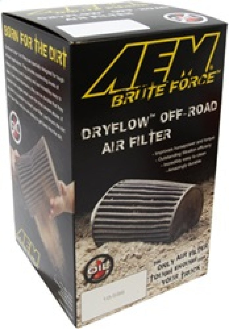 AEM Dryflow 3.5in. X 7in. Round Tapered Air Filter