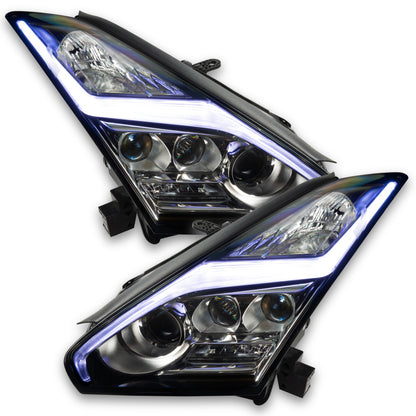 Oracle 15-21 Nissan GT-R RGB+W Lightning Bolt Headlight DRL Kit w/ BC1 Controller