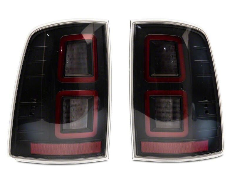 Raxiom 09-18 Dodge RAM 1500 LED Tail Lights- Black Housing- Clear Lens
