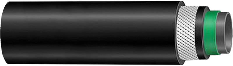 Gates 1/4in x 2 feet (Clamshell) 225 PSI Barricade Fuel Injection Hose w/ GreenShield Technology